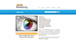 Desktop Screenshot of jonismarketing.com